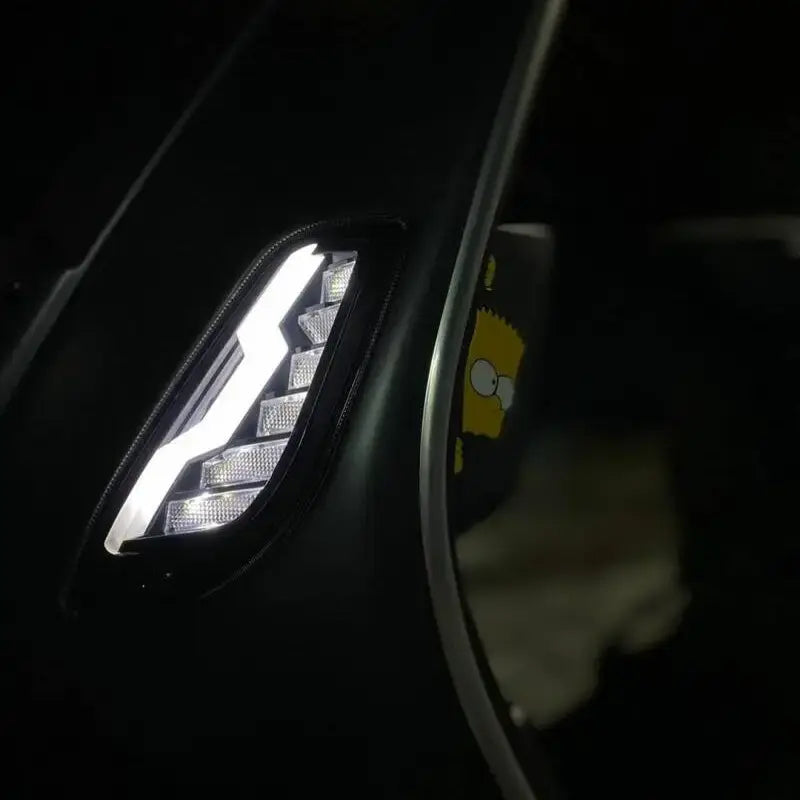 Level 10 - Vespa LX / Vespa S - LED Knipperlichtset - Voor en Achter - Flow versie - Bliksemschicht