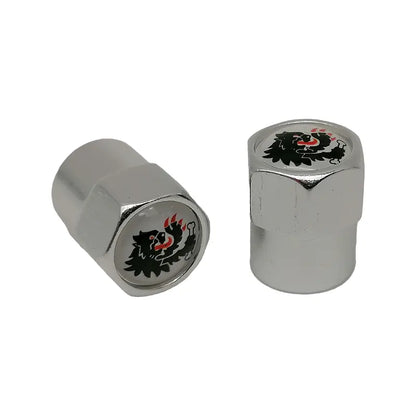 Malossi Ventieldopjes - MHR - Wit met Zwart Logo - 4213415.W0