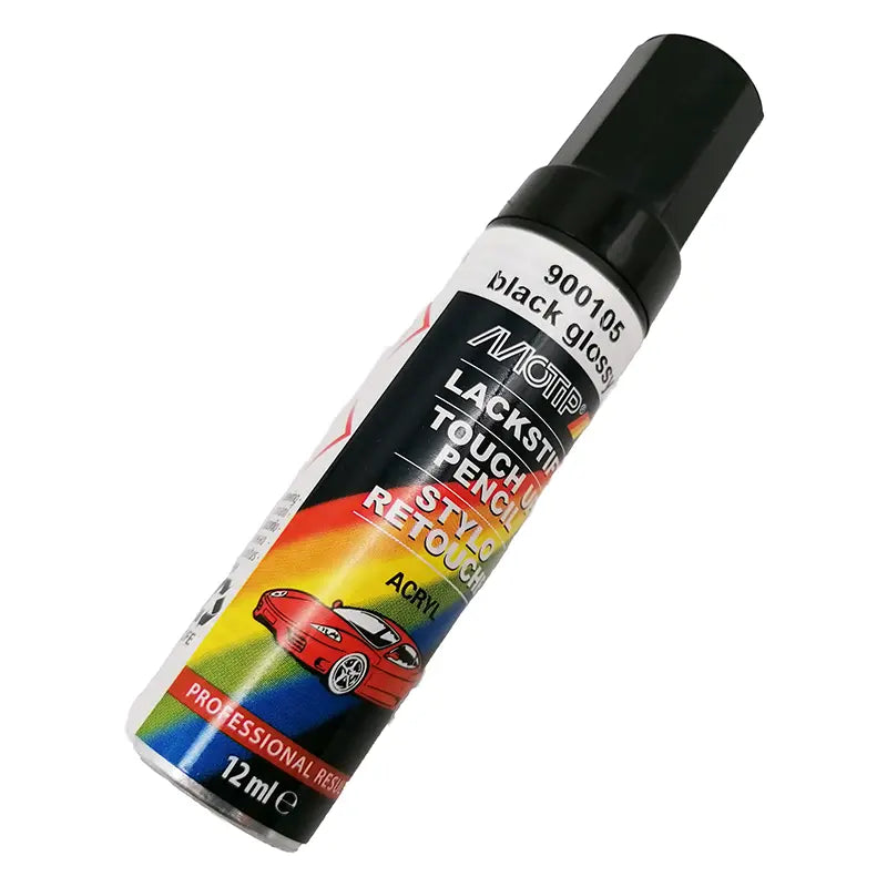 Motip - Lakstift - Hoogglans Zwart - 12ml - 9100105