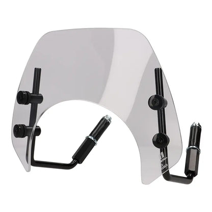 Moto Nostra Niedrige Windschutzscheibe – Vespa GTS Keyless Modelle ab 2023 – Rauchglas/Transparent/Schwarz 