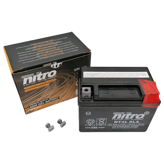 Nitro Battery YTC4L-BS / 12v-4Ah / Sealed