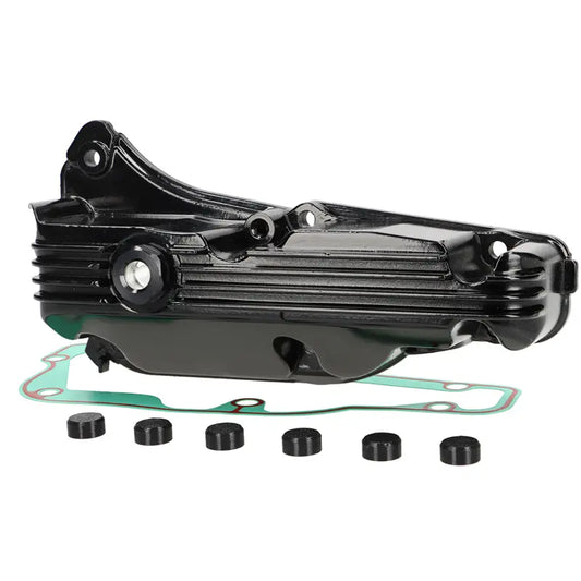 Oil Pan with Sight Glass - Vespa GTS / GTV - Piaggio MP3 / Beverly - Matte or Gloss Black