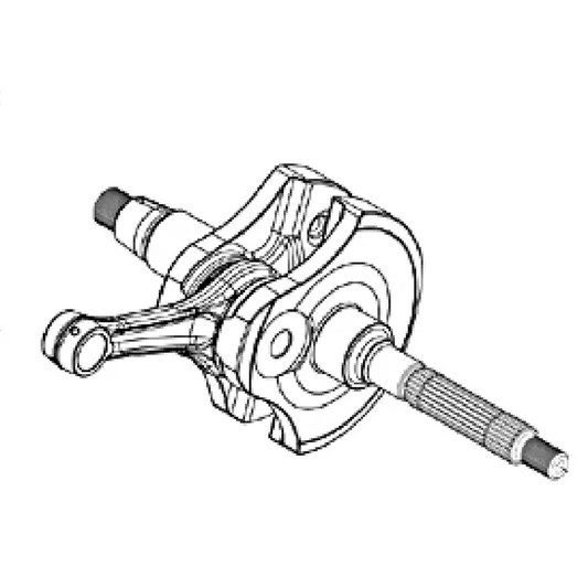 Originele Krukas - Vespa GTS / Piaggio MP3 - 300cc modellen - 1A013591R01 / 1A013591R02