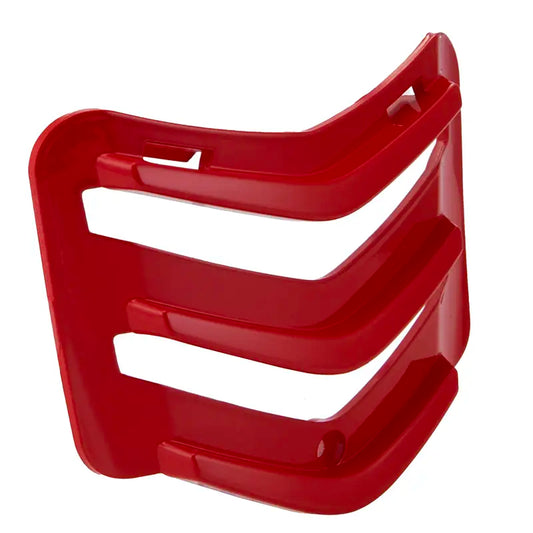 Originele Sierstrips Grille Claxonneus - Vespa GTS modellen vanaf 2014 - Chroom / Zwart / Rood - 1B000954