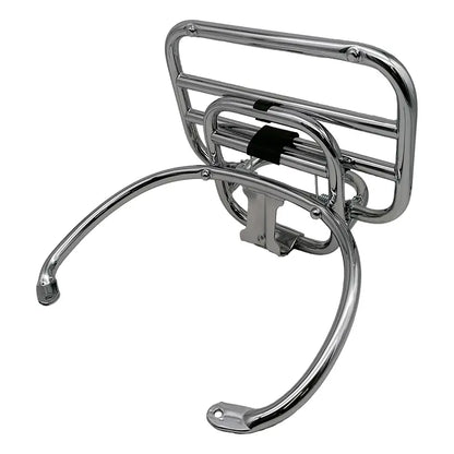 Originele Vespa Opklapbare Bagagedrager - Vespa GTS / GTV - 125 ~ 300cc - Chroom / Glanszwart - 1B000681 / 606525M