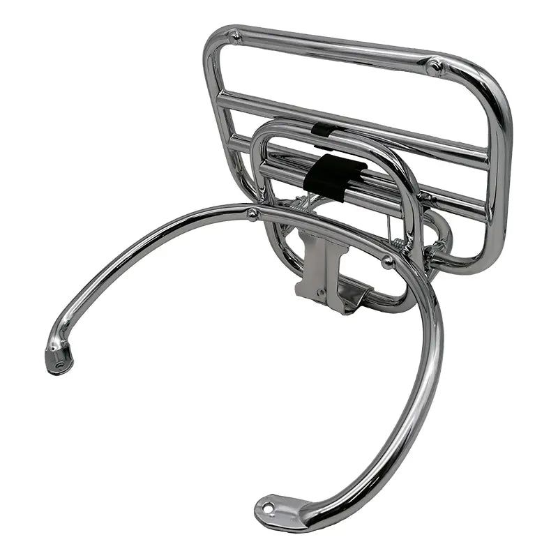 Originele Vespa Opklapbare Bagagedrager - Vespa GTS / GTV - 125 ~ 300cc - Chroom / Glanszwart - 1B000681 / 606525M