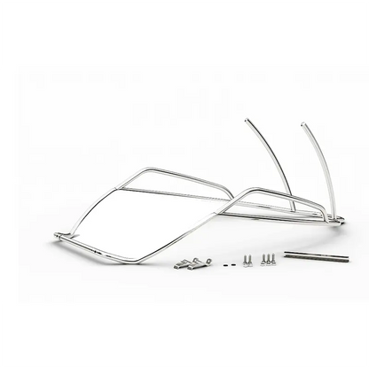 Originele Vespa Valbeugel Achterzijde - GTS 125 / 300cc - Euro5 - Chroom / Zwart - 1B010094 / 1B010561