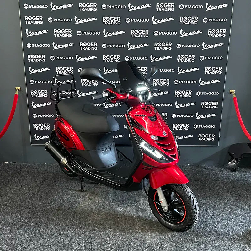 Piaggio Zip 50 – Brom – 2019 – Euro4 – Audi Bordeaux Rood