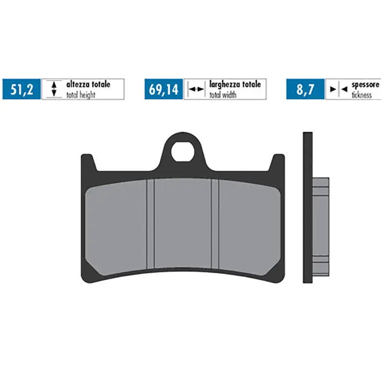 Polini Brake Pads FT3094 - Organic - 174.0094
