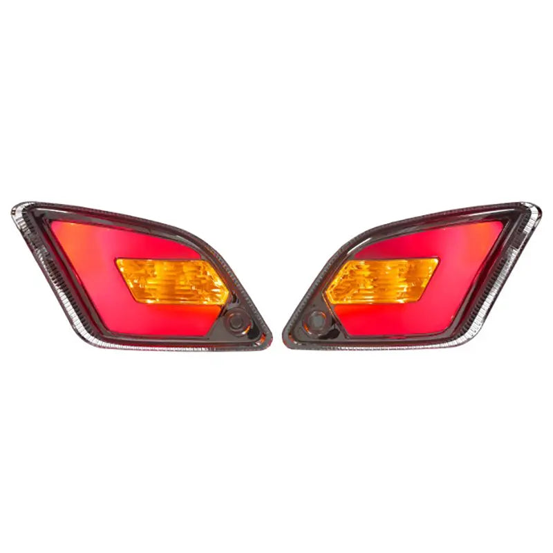 Power1 - Turn Signals - Rear - Vespa GTS - Years 2014 ~ 2022 - Smoke / Clear Glass