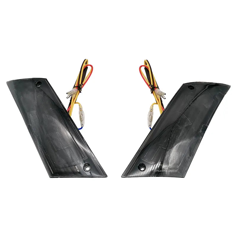 Power1 - LED Knipperlichten Achterzijde - Matrix / Flow / Audi - Smoke - Piaggio Zip - 24PI5071