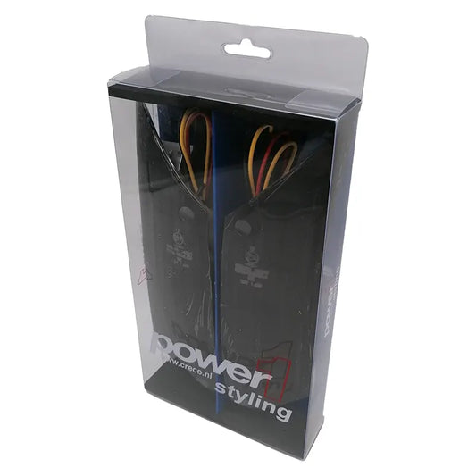 Power1 - LED Knipperlichten Achterzijde - Matrix / Flow / Audi - Smoke - Piaggio Zip - 24PI5071