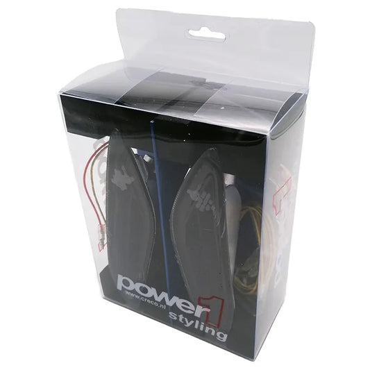 Power1 - RAW LED Knipperlichten Smoke achterkant - Matrix Audi Look - 24VE581