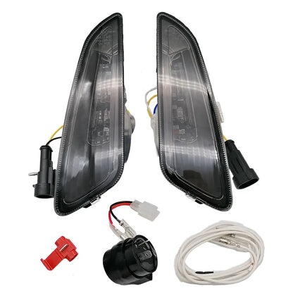 Power1 / Power One- RAW LED Knipperlichten Smoke voorkant - Matrix Audi Look - 24VE571