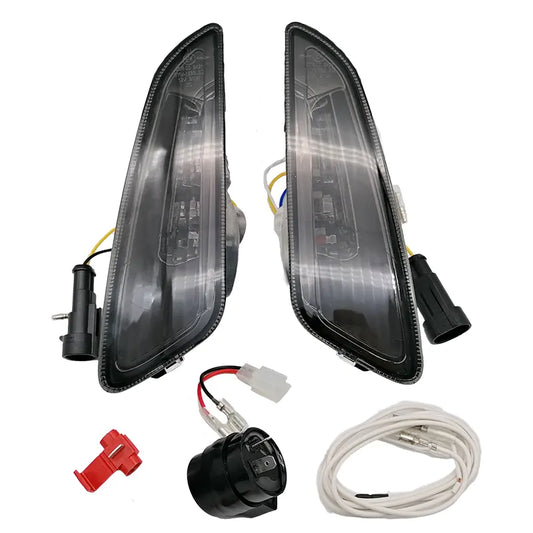 Power1 / Power One- RAW LED Knipperlichten Smoke voorkant - Matrix Audi Look - 24VE571