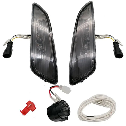 Power1 - RAW LED Tube Knipperlichten Smoke Voorkant - 24VE572