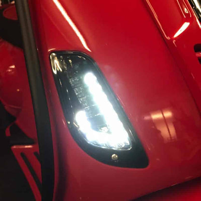 Power1 / Power One - LED Knipperlichten Voorzijde - Smoke - Dagrijverlichting - Vespa LX / LXV / S - 24VE52