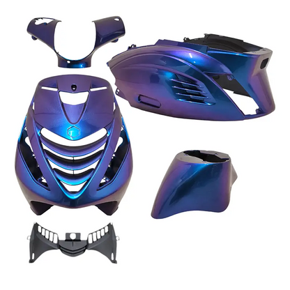 RS-1 Kappenset - Piaggio Zip - 5 delig - met SP neus en de mooiste billen van de planeet