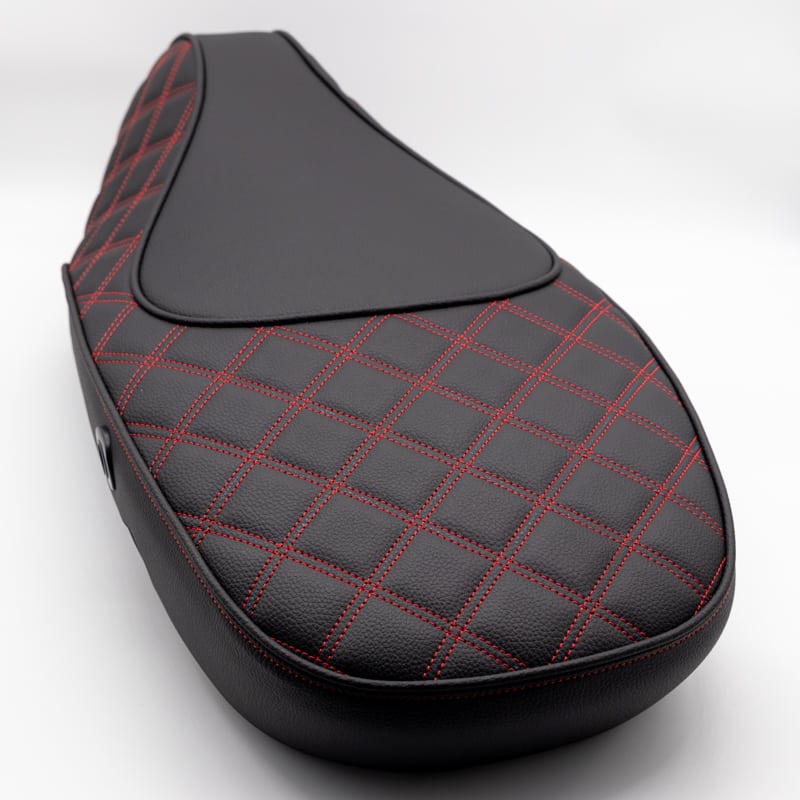 Originaler Beifahrersitz – Schwarz/Rot karierte Ziernähte – Passend für Sprint/Primavera – 1B004482000C2