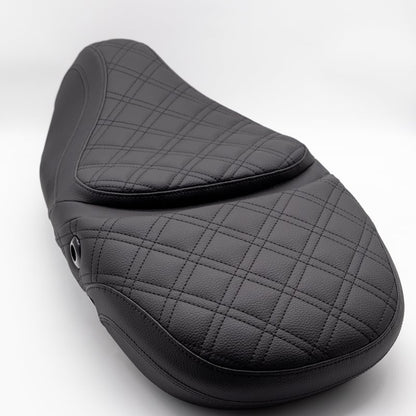 Original Duo Beifahrersitz – Schwarz / Schwarze Karonaht – Passend für Sprint / Primavera – 1B004482000C2