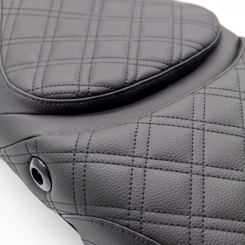 Original Duo Beifahrersitz – Schwarz / Schwarze Karonaht – Passend für Sprint / Primavera – 1B004482000C2