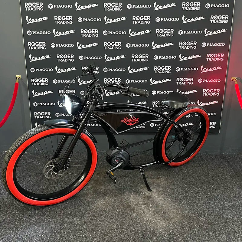 Ruff Cycles - The Ruffian Black and Red - Red Wall - Nieuw - 500Wh