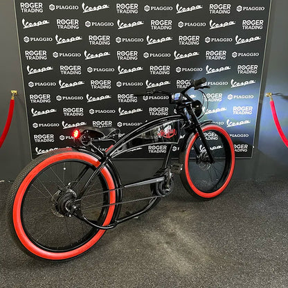 Ruff Cycles - The Ruffian Black and Red - Red Wall - Nieuw - 500Wh