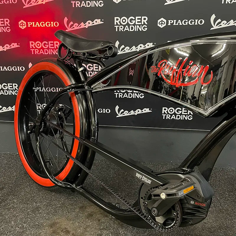 Ruff Cycles - The Ruffian Black and Red - Red Wall - Nieuw - 500Wh