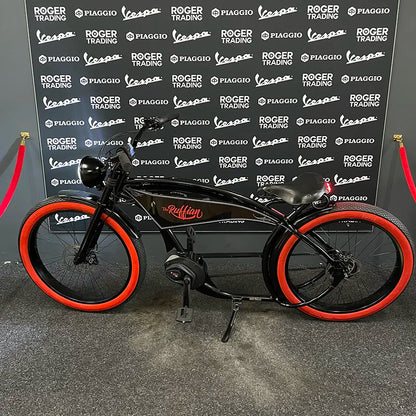 Ruff Cycles - The Ruffian Black and Red - Red Wall - Nieuw - 500Wh