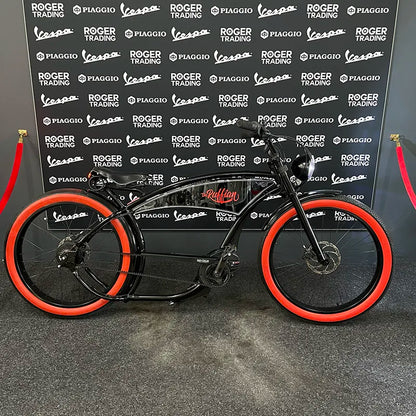 Ruff Cycles - The Ruffian Black and Red - Red Wall - Nieuw - 500Wh