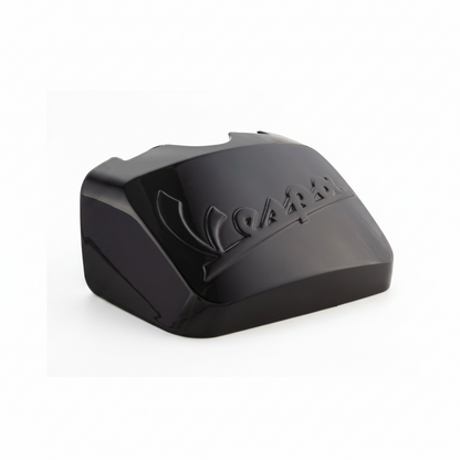 Cubierta original Vespa para soporte trasero - negro brillante / cromo - CM299102 / 1B001288
