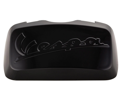 Cubierta original Vespa para soporte trasero - negro brillante / cromo - CM299102 / 1B001288