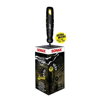 Felgenbürste SONAX - Mikrofaser Beast Edition Schwarz/Gelb – 04917410