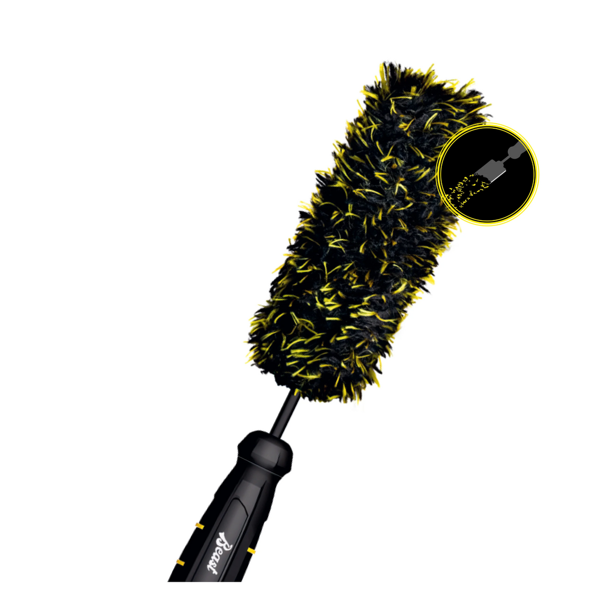 Felgenbürste SONAX - Mikrofaser Beast Edition Schwarz/Gelb – 04917410