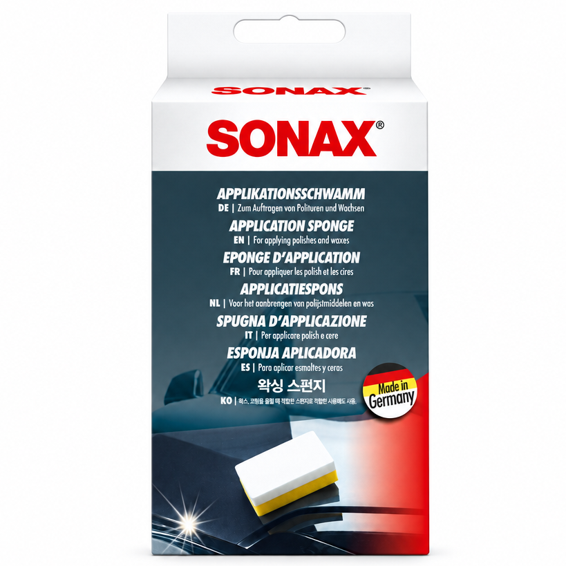 SONAX - Applicatiespons Geel/Wit – voor Polish/wax - 04173000