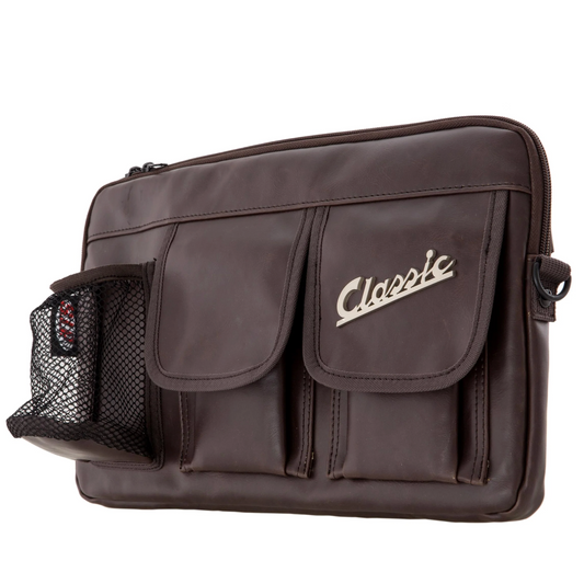 SIP Classic Handschoenenvak Tas – Vespa – Donkerbruin - Kunstleer