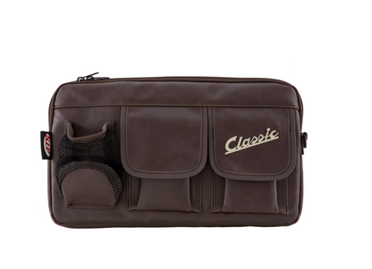 Sacoche de boîte à gants classique SIP - Vespa - Marron foncé - Similicuir