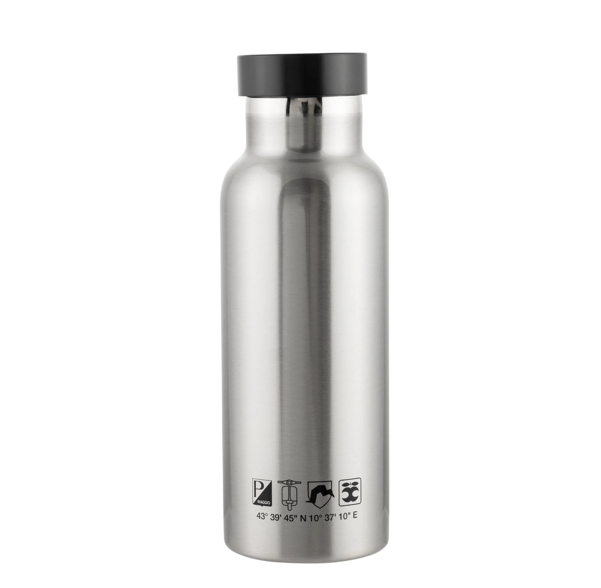 PIAGGIO Vespa Bidon – Zilver – 500 ml - Drinkbeker - Fles - 8L0033MNNBLD