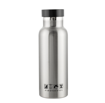 PIAGGIO Vespa Bidon – Zilver – 500 ml - Drinkbeker - Fles - 8L0033MNNBLD