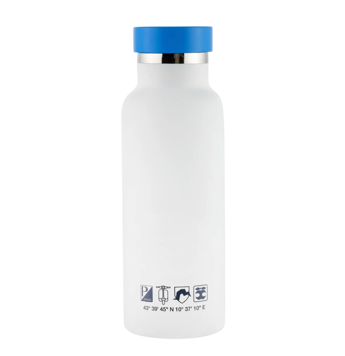 PIAGGIO Vespa Trinkflasche – Weiß – 500 ml - Trinkbecher - Flasche - 8L0033MNNWHT