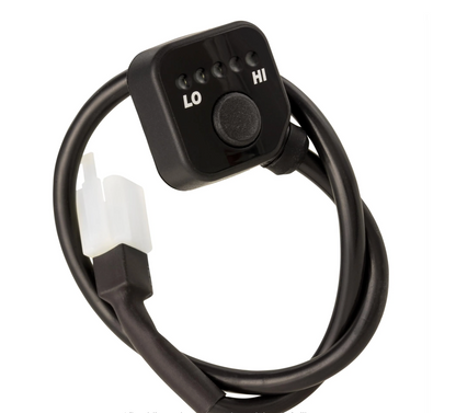 Punhos aquecidos Koso - 22/25 mm – 125 mm - Preto anodizado