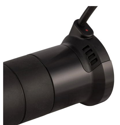 Punhos aquecidos Koso - 22/25 mm – 125 mm - Preto anodizado
