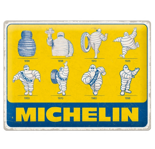 Metal Sign with Design - 40x30 - Michelin Evolution