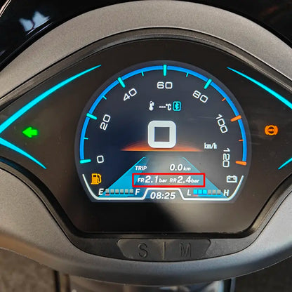 Set Bandendrukmeters - Bluetooth LE - t.b.v. Übervette Digitale Kilometerteller