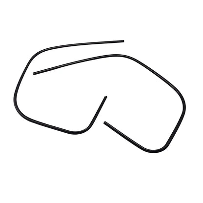 Set Sierstrips Beenschild Vespa GTS 125 / 300cc – Bouwjaren 2019 ~ 2021 – Glanszwart