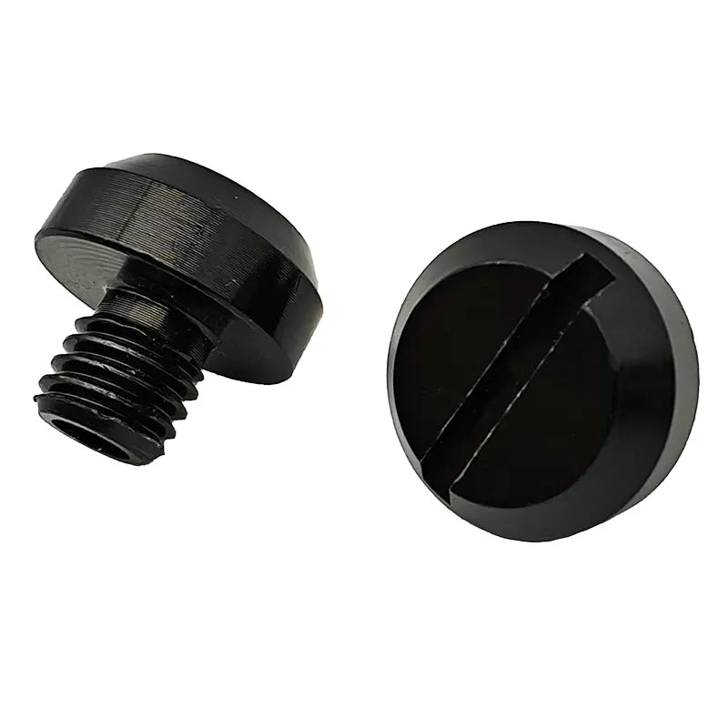 Spiegelgat Afdekboutjes - Vespa Sprint / Primavera - Piaggio Zip - Zwart Geanodiseerd Aluminium - M8