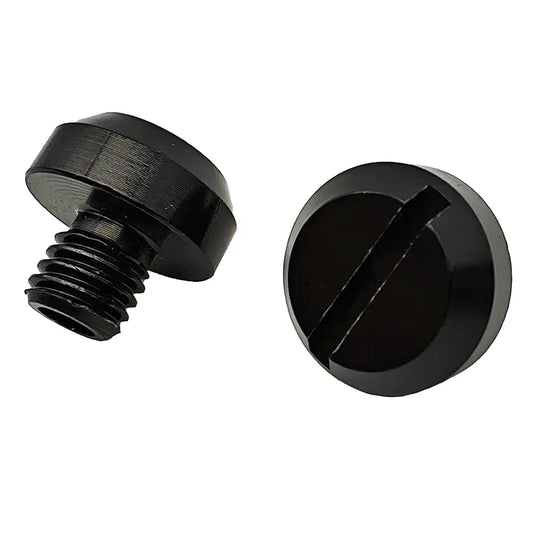 Spiegelgat Afdekboutjes - Vespa GTS / Sprint '24 - Zwart Geanodiseerd Aluminium - M10