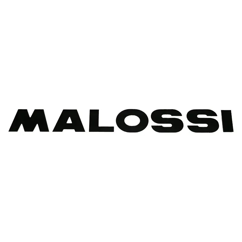 Sticker Malossi Zwart 14cm - 339775