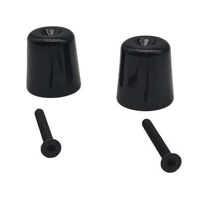 Stuurbalansgewichten / End-bars - Vespa GTS / GTV / Beverly - Matzwart / Glanszwart