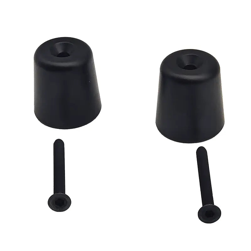 Stuurbalansgewichten / End-bars - Vespa GTS / GTV / Beverly - Matzwart / Glanszwart